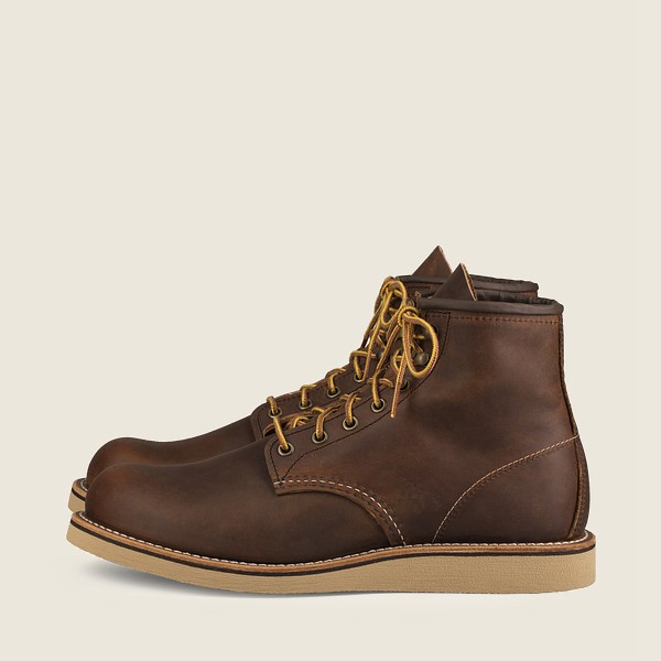 Red Wing Heritage Boots Rover - 6-Inchr Rough & Tough Læder - Mørke Brune - Herre 5097-RZHUF